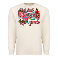 Sandshell little miss 5 th grade Premium Sweatshirt - AdoDesignShop