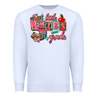 White little miss 5 th grade Premium Sweatshirt - AdoDesignShop