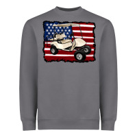 Storm golf cart american flag Heavyweight Sweatshirt - Artiststas
