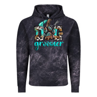 Cloud Black western dog groomer Vintage Hoodie - OliviaCreatesArt