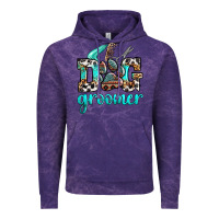 Cloud Purple western dog groomer Vintage Hoodie - OliviaCreatesArt
