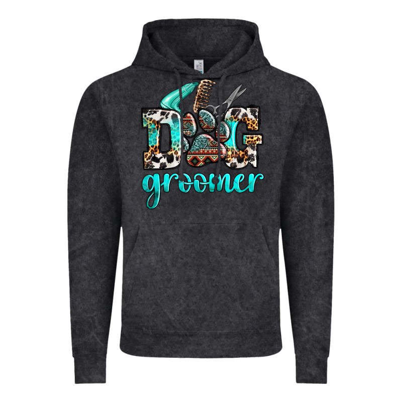Western Dog Groomer Vintage Hoodie by OliviaCreatesArt | Teevron