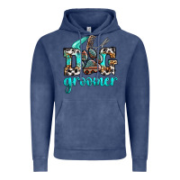 Vintage Denim western dog groomer Vintage Hoodie - OliviaCreatesArt
