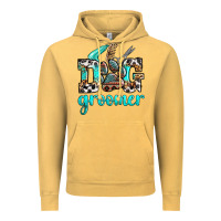 Vintage Mustard western dog groomer Vintage Hoodie - OliviaCreatesArt