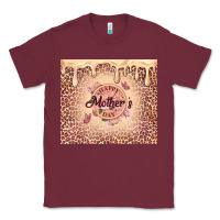 Burgundy happy mother's day with roses Classic Tee - TumblerDesignByShophia
