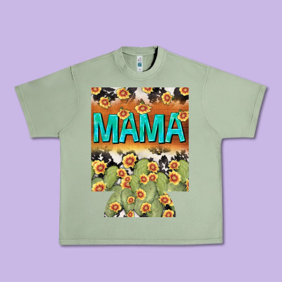 Western Mama Can Cooler Mother's Day Urban Heavy Tee Designed By Howdyjamesfarm