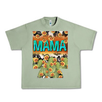 Oil Green Western Mama can cooler Mother's Day Urban Heavy Tee - HowdyJamesFarm