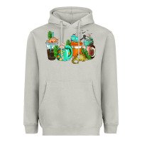 Moon Dust dinosaur coffee cups Heavyweight Hoodie - AdoDesignShop