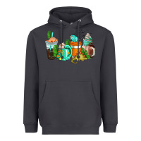 Smoke dinosaur coffee cups Heavyweight Hoodie - AdoDesignShop