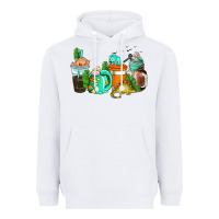 White dinosaur coffee cups Heavyweight Hoodie - AdoDesignShop