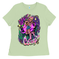 Matcha Space cowgirl Ladies Tee - HowdyJamesFarm