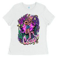 White Space cowgirl Ladies Tee - HowdyJamesFarm