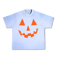Grape Ice Halloween Pumpkin Face Gift Creepy Spooky Horror Urban Heavy Tee - maiPhamDesign