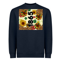 Navy juneteenth 1865 sunflowers Heavyweight Sweatshirt - Artiststas