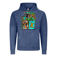 Vintage Denim tx texas Vintage Hoodie - OliviaCreatesArt