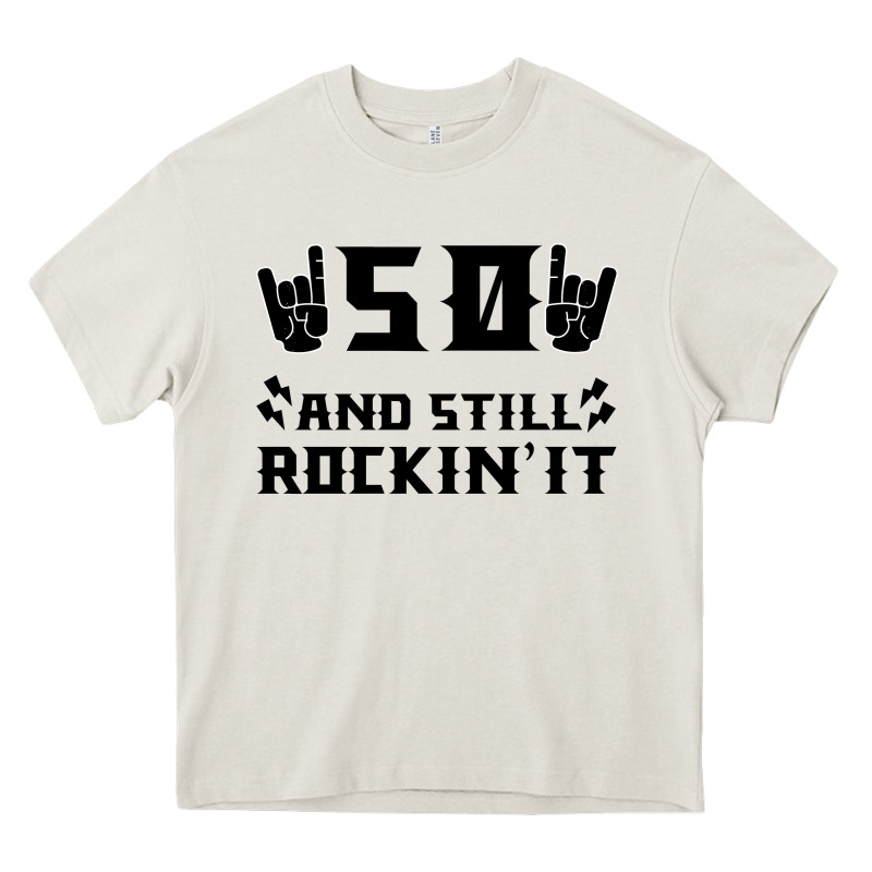 50 Birthday Rock Heavy Core Tee by Bettercallsaul | Teevron