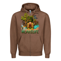 Chestnut lake life gnome Zipper Hoodie - BarkalooDesign