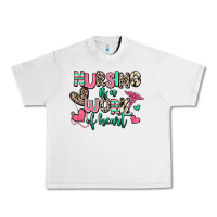 Lunar Rock nursing is a work of heart Urban Heavy Tee - RanaPortraitStore