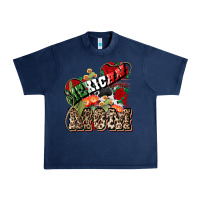 Navy Mexican mom Urban Heavy Tee - HowdyJamesFarm