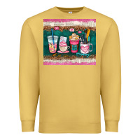 Antique Gold teacher coffee cups Premium Sweatshirt - AdoDesignShop
