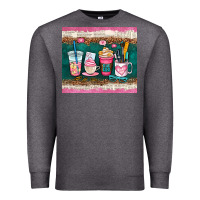 Charcoal Heather teacher coffee cups Premium Sweatshirt - AdoDesignShop