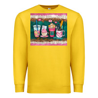 Lemon teacher coffee cups Premium Sweatshirt - AdoDesignShop