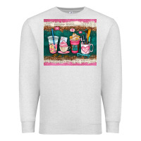 Oatmeal Heather teacher coffee cups Premium Sweatshirt - AdoDesignShop
