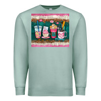 Seafoam teacher coffee cups Premium Sweatshirt - AdoDesignShop