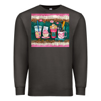 Smoke teacher coffee cups Premium Sweatshirt - AdoDesignShop