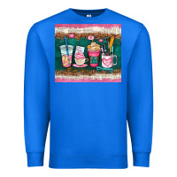 True Royal teacher coffee cups Premium Sweatshirt - AdoDesignShop