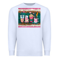 White teacher coffee cups Premium Sweatshirt - AdoDesignShop