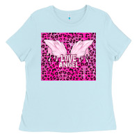 Baby Blue love angel Ladies Tee - TumblerDesignByShophia