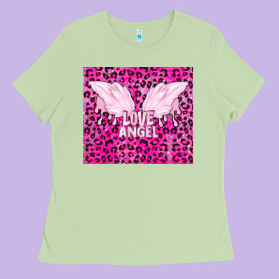 Love Angel Ladies Tee Designed By Tumblerdesignbyshophia
