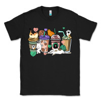 Black Cat coffee cups Classic Tee - HowdyJamesFarm