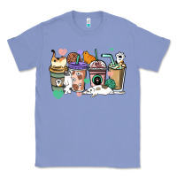 Colony Blue Cat coffee cups Classic Tee - HowdyJamesFarm