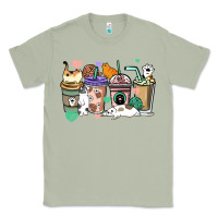 Matcha Cat coffee cups Classic Tee - HowdyJamesFarm