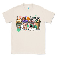 Natural Cat coffee cups Classic Tee - HowdyJamesFarm