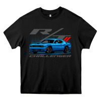 Black Blue Challenger RT T-Shirt Heavy Core Tee - maiPhamDesign