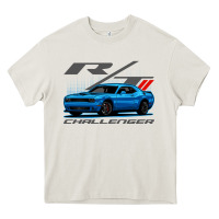 Cream Blue Challenger RT T-Shirt Heavy Core Tee - maiPhamDesign