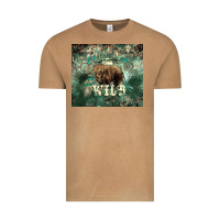 Vintage Camel Stay wild Bear tumbler Vintage Tee - HowdyJamesFarm