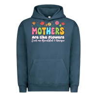 Pigment Midnight Navy mothers are like flowers Urban Hoodie - JahusDesignShop