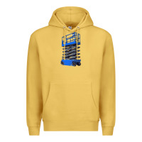 Antique Gold scissor lift Premium Hoodie - LillyAllenDesigns