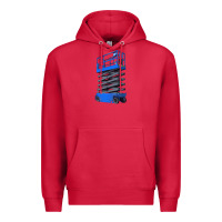 Cardinal scissor lift Premium Hoodie - LillyAllenDesigns