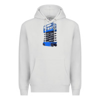 Dove Grey scissor lift Premium Hoodie - LillyAllenDesigns