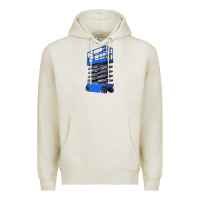 Oatmeal Heather scissor lift Premium Hoodie - LillyAllenDesigns