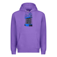 Purple scissor lift Premium Hoodie - LillyAllenDesigns