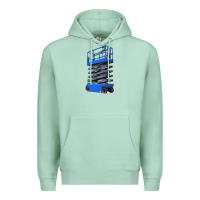 Seafoam scissor lift Premium Hoodie - LillyAllenDesigns
