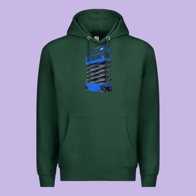 Scissor Lift Premium Hoodie Designed By Lillyallendesigns