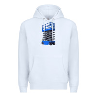 White scissor lift Premium Hoodie - LillyAllenDesigns