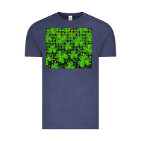 Vintage Denim shamrock and plaid Vintage Tee - RanaPortraitStore